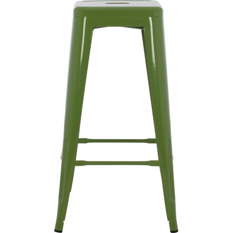 ΣΚΑΜΠΟ ΜΠΑΡ ΜΕΤΑΛΛΙΚΟ MELITA-PRO HM8642.53 ΣΕ LIGHT OLIVE GREEN 43x43x78Υεκ.