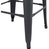 ΣΚΑΜΠΟ ΜΠΑΡ ΜΕΤΑΛΛΙΚΟ MELITA-PRO HM8642.50 ΣΕ ΓΚΡΙ 43x43x78Υεκ.