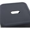 ΣΚΑΜΠΟ ΜΠΑΡ ΜΕΤΑΛΛΙΚΟ MELITA-PRO HM8642.50 ΣΕ ΓΚΡΙ 43x43x78Υεκ.