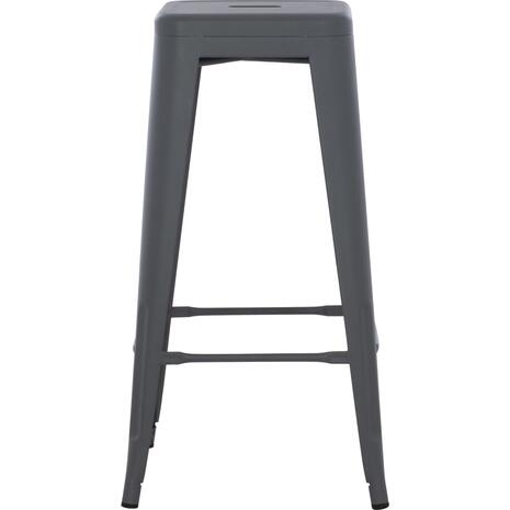 ΣΚΑΜΠΟ ΜΠΑΡ ΜΕΤΑΛΛΙΚΟ MELITA-PRO HM8642.50 ΣΕ ΓΚΡΙ 43x43x78Υεκ.