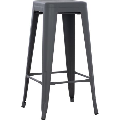 ΣΚΑΜΠΟ ΜΠΑΡ ΜΕΤΑΛΛΙΚΟ MELITA-PRO HM8642.50 ΣΕ ΓΚΡΙ 43x43x78Υεκ.