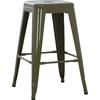 ΣΚΑΜΠΟ ΜΕΣΑΙΟΥ ΥΨΟΥΣ ΜΕΤΑΛΛΙΚΟ MELITA-PRO HM8573.43 DARK OLIVE GREEN 43x43x67Υεκ.