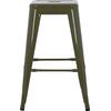 ΣΚΑΜΠΟ ΜΕΣΑΙΟΥ ΥΨΟΥΣ ΜΕΤΑΛΛΙΚΟ MELITA-PRO HM8573.43 DARK OLIVE GREEN 43x43x67Υεκ.