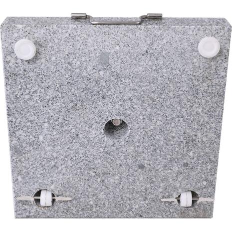 ΒΑΣΗ ομπρέλας τετράγωνη Γρανίτης/Inox #304 (40Kg) (Ε932)