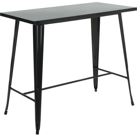 RELIX Τραπέζι Bar-Pro, Μέταλλο Βαφή Μαύρο (Ε5212,1)