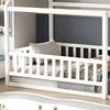 ΚΡΕΒΑΤΙ ΠΑΙΔΙΚΟ ΜΕ ΚΑΓΚΕΛΟ HOUSER HM706.03 τ.MONTESSORI ΞΥΛΟ ΠΕΥΚΟ ΛΕΥΚΟ-190x90εκ