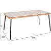 ΣΕΤ ΤΡΑΠΕΖΑΡΙΑΣ 7ΤΜΧ ALLEGRA HM10495 WICKER ΜΠΕΖ-ΜΕΤΑΛΛΟ ΜΑΥΡΟ