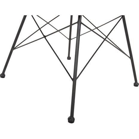 ΣΕΤ ΤΡΑΠΕΖΑΡΙΑΣ 7ΤΜΧ ALLEGRA HM10495 WICKER ΜΠΕΖ-ΜΕΤΑΛΛΟ ΜΑΥΡΟ