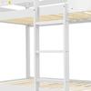 ΠΑΙΔΙΚΗ ΚΟΥΚΕΤΑ ΣΠΙΤΑΚΙ  τ.MONTESSORI HOOD HM705.03 ΞΥΛΟ ΠΕΥΚΟΥ ΣΕ ΛΕΥΚΟ-ΣΤΡΩΜΑΤΑ 190x90εκ