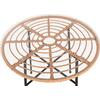 ΣΕΤ ΕΞΩΤΕΡΙΚΟΥ ΧΩΡΟΥ 3ΤΜΧ ALLEGRA HM10477 WICKER ΜΠΕΖ-ΜΕΤΑΛΛΟ ΜΑΥΡΟ