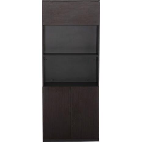 ΒΙΒΛΙΟΘΗΚΗ ΓΡΑΦΕΙΟΥ ΕΠΑΓΓΕΛΜΑΤΙΚΗ ROSEWOOD HM2089 ΜΕΛΑΜΙΝΗ ΓΚΡΙ-WENGE 80Χ40Χ200Υεκ.