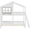 ΠΑΙΔΙΚH ΚΟΥΚΕΤΑ ΣΠΙΤΑΚΙ τ.MONTESSORI COMBO HM707.03 τ.MONTESSORI ΞΥΛΟ ΠΕΥΚΟΥ ΛΕΥΚΟ-90x190εκ