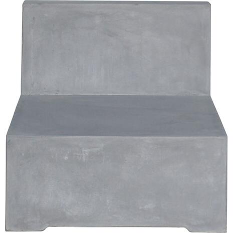 CONCRETE Καρέκλα Σαλονιού Κήπου - Βεράντας, Cement Grey (Ε6200,1)