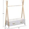ΚΡΕΜΑΣΤΡΑ ΜΕ ΣΥΡΤΑΡΙΑ ΠΑΙΔΙΚH PASCHAL HM2491.03 ΜΕΛΑΜΙΝΗ-ΞΥΛΟ ΠΕΥΚΟΥ 80x40x130Υεκ