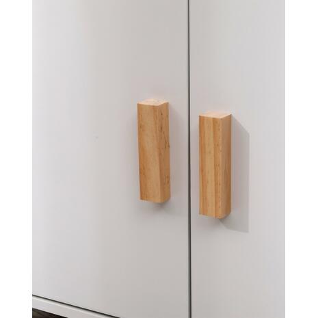 ΚΡΕΜΑΣΤΡΑ ΠΑΙΔΙΚH ΜΕ ΝΤΟΥΛΑΠΙ PASCHAL HM2495.03 ΜΕΛΑΜΙΝΗ-ΞΥΛΟ ΠΕΥΚΟΥ 76x44x170Υεκ