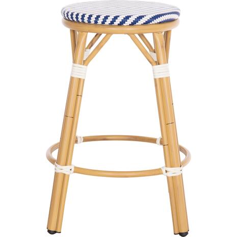 ΣΚΑΜΠΟ ΑΛΟΥΜΙΝΙΟΥ ΜΕΣ.ΥΨΟΥΣ CHINO HM6286.05 BAMBOO LOOK & TEXTILENE ΜΠΛΕ 43x43x65Υεκ