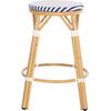 ΣΚΑΜΠΟ ΑΛΟΥΜΙΝΙΟΥ ΜΕΣ.ΥΨΟΥΣ CHINO HM6286.05 BAMBOO LOOK & TEXTILENE ΜΠΛΕ 43x43x65Υεκ