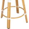 ΣΚΑΜΠΟ ΑΛΟΥΜΙΝΙΟΥ ΜΕΣ.ΥΨΟΥΣ CHINO HM6286.04 BAMBOO LOOK ΦΥΣΙΚΟ & TEXTILENE 43x43x65Υεκ