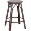 ΣΚΑΜΠΟ ΑΛΟΥΜΙΝΙΟΥ ΜΕΣ.ΥΨΟΥΣ CHINO HM6286.01 BAMBOO LOOK & TEXTILENE ΚΑΦΕ 43x43x65Υεκ