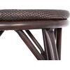 ΣΚΑΜΠΟ ΑΛΟΥΜΙΝΙΟΥ ΜΕΣ.ΥΨΟΥΣ CHINO HM6286.01 BAMBOO LOOK & TEXTILENE ΚΑΦΕ 43x43x65Υεκ