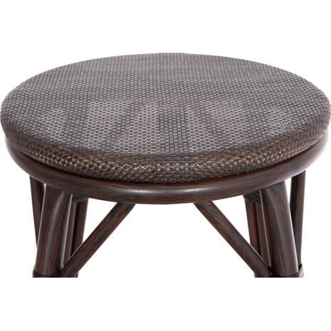ΣΚΑΜΠΟ ΑΛΟΥΜΙΝΙΟΥ ΜΕΣ.ΥΨΟΥΣ CHINO HM6286.01 BAMBOO LOOK & TEXTILENE ΚΑΦΕ 43x43x65Υεκ