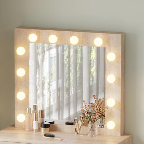 ΤΟΥΑΛΕΤΑ ΜΕ ΦΩΤΙΣΜΟ LED & ΣΥΡΤΑΡΙΑ BEYON HM2500.01 ΜΕΛΑΜΙΝΗ ΣΕ SONAMA 112.5x40.5x140Υεκ.