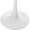 ΤΡΑΠΕΖΙ ΤΡΑΠΕΖΑΡΙΑΣ ROLLO HM9422.11 ΣΤΡΟΓΓΥΛΟ WHITE MARBLE Φ120x74Yεκ.