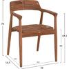 ΠΟΛΥΘΡΟΝΑ ΕΞΩΤΕΡΙΚΟΥ ΧΩΡΟΥ FREM HM18107 ΞΥΛΟ TEAK-ΦΥΣΙΚΟ ΧΡΩΜΑ 59x54.5x76Υεκ.