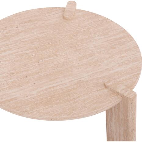 ΣΕΤ 2ΤΜΧ ΤΡΑΠΕΖΙΑ ΣΑΛΟΝΙΟΥ EQUIL HM9943.01 MDF ΜΕ ΜΕΛΑΜΙΝΗ-ΦΥΣΙΚΟ 66x66εκ + 87x87εκ