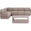 ΣΕΤ ΣΑΛΟΝΙ ΓΩΝΙΑ 3ΤΜΧ ΣΕΙΡΑ ELYSIA SM6187.02 ΣΑΜΠΑΝΙ ΑΛΟΥΜΙΝΙΟ-ΣΧΟΙΝΙ-P.E.ΥΦΑΣΜΑ
