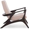 ΠΟΛΥΘΡΟΝΑ LOUNGE ARYA SM9969 ΞΥΛΟ TEAK ΣΕ ΜΑΥΡΟ-ΕΚΡΟΥ ΜΠΟΥΚΛΕ ΥΦΑΣΜΑ 92x80x86Υεκ.