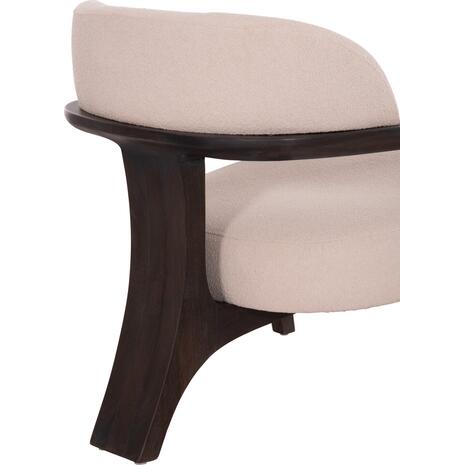 ΠΟΛΥΘΡΟΝΑ LOUNGE TRIAD SM9968 ΞΥΛΟ TEAK ΣΕ ΜΑΥΡΟ-ΕΚΡΟΥ ΥΦΑΣΜΑ 77x75,5x67Υεκ.