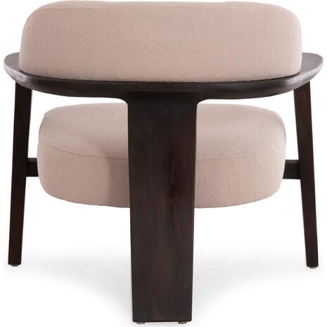 ΠΟΛΥΘΡΟΝΑ LOUNGE TRIAD SM9968 ΞΥΛΟ TEAK ΣΕ ΜΑΥΡΟ-ΕΚΡΟΥ ΥΦΑΣΜΑ 77x75,5x67Υεκ.