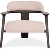 ΠΟΛΥΘΡΟΝΑ LOUNGE TRIAD SM9968 ΞΥΛΟ TEAK ΣΕ ΜΑΥΡΟ-ΕΚΡΟΥ ΥΦΑΣΜΑ 77x75,5x67Υεκ.