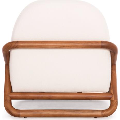 ΠΟΛΥΘΡΟΝΑ LOUNGE RAMROD SM9967 ΞΥΛΟ TEAK ΦΥΣΙΚΟ-ΕΚΡΟΥ ΜΠΟΥΚΛΕ 76x84x51-77,5Υεκ.