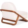 ΠΟΛΥΘΡΟΝΑ LOUNGE RAMROD SM9967 ΞΥΛΟ TEAK ΦΥΣΙΚΟ-ΕΚΡΟΥ ΜΠΟΥΚΛΕ 76x84x51-77,5Υεκ.