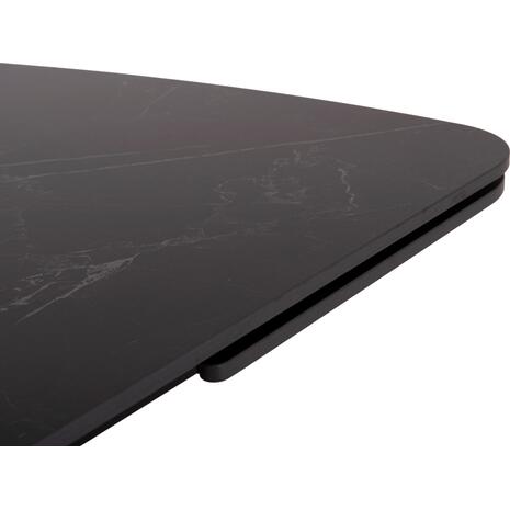ΤΡΑΠΕΖΙ ΤΡΑΠΕΖΑΡΙΑΣ HORIZON SM18091.02 ΚΕΡΑΜΙΚΟ TOP-ΠΟΔΙΑ ΣΗΜΥΔΑ ΜΕ ΦΡΑΞΙΝΟ 180x90εκ