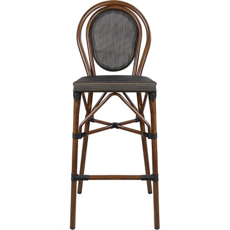 ΣΚΑΜΠΟ ΑΛΟΥΜΙΝΙΟΥ AZARIA HM5059 BAMBOO LOOK ΚΑΦΕ ΜΕ TEXTLINE 44x52x115Υεκ
