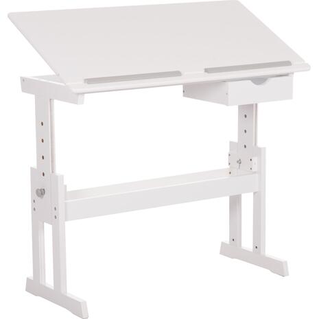 ΓΡΑΦΕΙΟ/ΣΧΕΔΙΑΣΤΗΡΙΟ ASCENT HM18289 MDF ΣΕ ΛΕΥΚΟ 109x55x87,5Υεκ