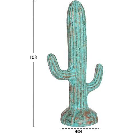 ΔΙΑΚΟΣΜΗΤΙΚΟΣ ΚΑΚΤΟΣ ΔΑΠΕΔΟΥ CACTUS HM4386.03M ΓΥΨΟΣ ΣΕ ΤΙΡΚΟΥΑΖ 54x34x103Υεκ.