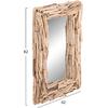 ΚΑΘΡΕΠΤΗΣ ΤΟΙΧΟΥ TWIGS HM4440 DRIFTWOOD ΣΕ ΦΥΣΙΚΟ ΧΡΩΜΑ 62x10x82Υεκ.