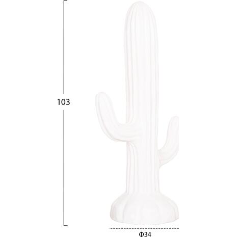ΔΙΑΚΟΣΜΗΤΙΚΟΣ ΚΑΚΤΟΣ ΔΑΠΕΔΟΥ CACTUS HM4386.02M ΓΥΨΟΣ ΣΕ ΛΕΥΚΟ 54x34x103Υεκ.