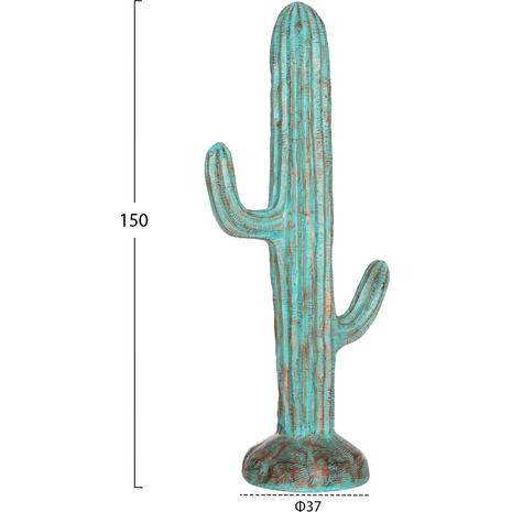 ΔΙΑΚΟΣΜΗΤΙΚΟΣ ΚΑΚΤΟΣ ΔΑΠΕΔΟΥ CACTUS HM4386.03L ΓΥΨΟΣ ΣΕ ΤΙΡΚΟΥΑΖ 63x37x150Υεκ.