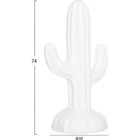 ΔΙΑΚΟΣΜΗΤΙΚΟΣ ΚΑΚΤΟΣ ΔΑΠΕΔΟΥ CACTUS HM4386.02S ΓΥΨΟΣ ΣΕ ΛΕΥΚΟ 42x30x74Υεκ