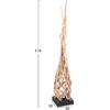 ΔΙΑΚΟΣΜΗΤΙΚΟ ΦΩΤΙΣΤΙΚΟ ΔΑΠΕΔΟΥ FLAMER HM4439 DRIFTWOOD ΣΕ ΦΥΣΙΚΟ 30x30x179Υεκ.