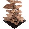 ΔΙΑΚΟΣΜΗΤΙΚΟ ΦΩΤΙΣΤΙΚΟ ΔΑΠΕΔΟΥ ALTAR HM4430 DRIFTWOOD--ΛΕΥΚΟ PVC Φ45x155Υεκ.