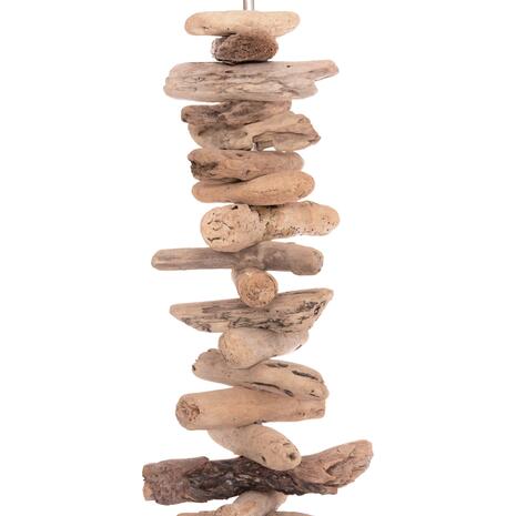 ΔΙΑΚΟΣΜΗΤΙΚΟ ΦΩΤΙΣΤΙΚΟ ΔΑΠΕΔΟΥ ALTAR HM4430 DRIFTWOOD--ΛΕΥΚΟ PVC Φ45x155Υεκ.
