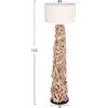 ΔΙΑΚΟΣΜΗΤΙΚΟ ΦΩΤΙΣΤΙΚΟ ΔΑΠΕΔΟΥ ALTAR HM4429 DRIFTWOOD--ΛΕΥΚΟ PVC Φ45x153Υεκ.