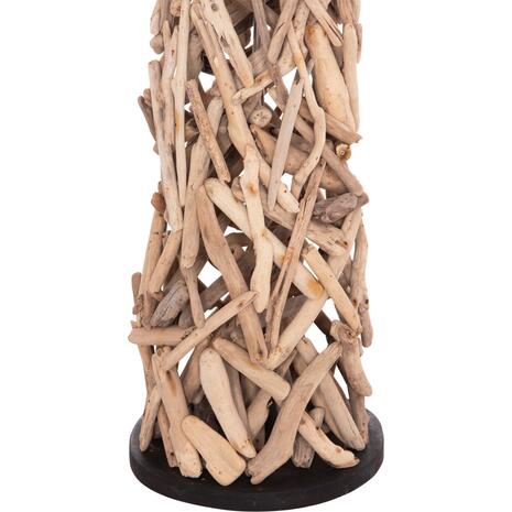 ΔΙΑΚΟΣΜΗΤΙΚΟ ΦΩΤΙΣΤΙΚΟ ΔΑΠΕΔΟΥ ALTAR HM4429 DRIFTWOOD--ΛΕΥΚΟ PVC Φ45x153Υεκ.