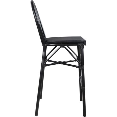 ΣΚΑΜΠΟ ΑΛΟΥΜΙΝΙΟΥ AZARIA HM5060 BAMBOO LOOK ΜΑΥΡΟ ΜΕ TEXTLINE 44x52x115Υεκ.
